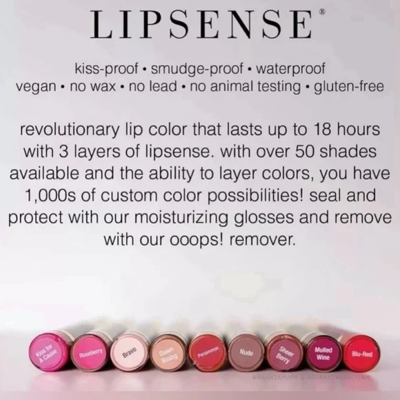 π» LipSense Bombshell Lip Color Factory Sealed Popular Shade NEW - Picture 8 of 8